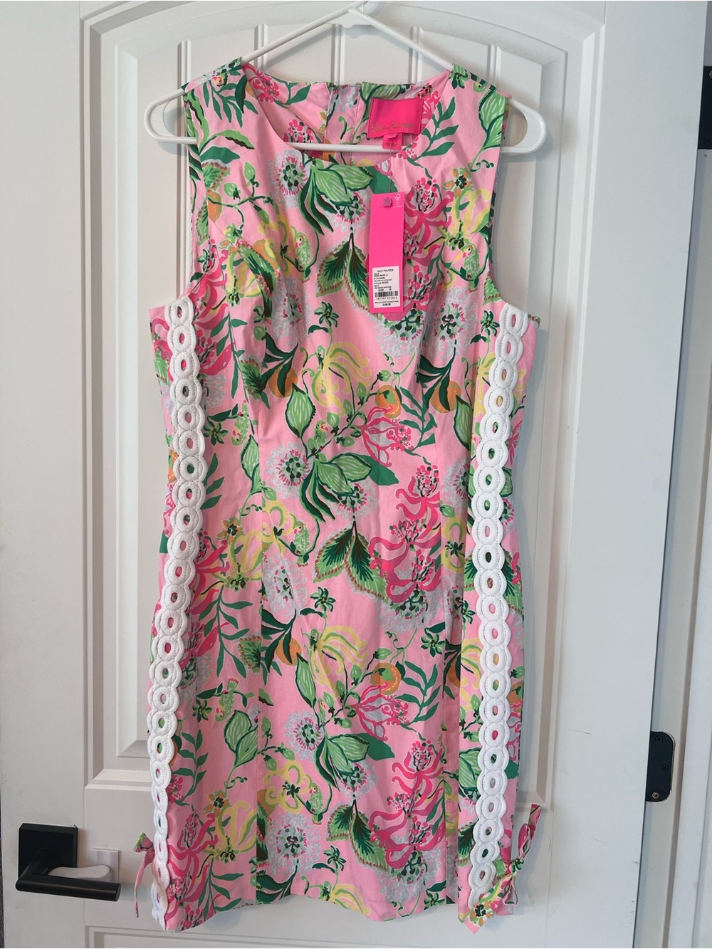 Lilly Pulitzer Pink Floral Cotton Shift Dress
